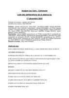 COMPTE-RENDU CONSEIL MUNICIPAL 17 DECEMBRE 2024 