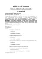 COMPTE-RENDU CONSEIL MUNICIPAL DU 10 FEVRIER 2026