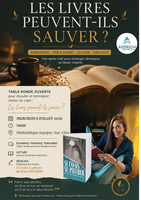 Affiche conférence dédicaces Arpajon 8.07.26