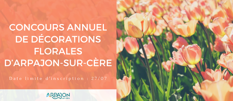 Concours annuel de décorations floral d’arpajon-sur-cère